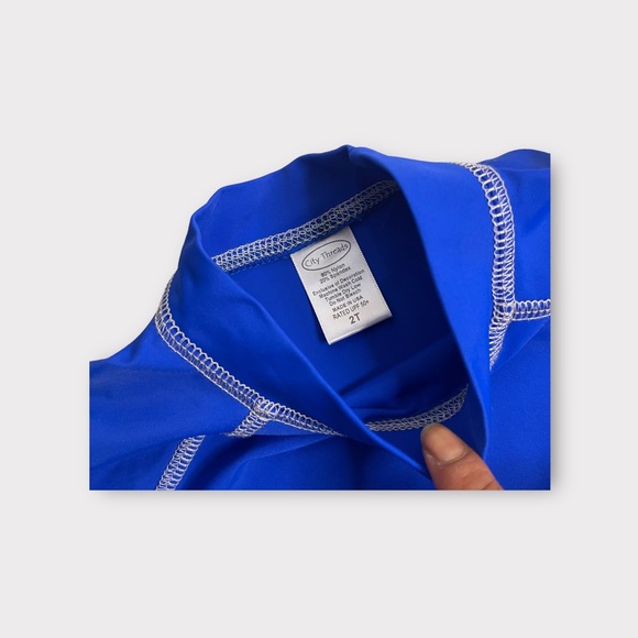City Threads Blue Rash Guard - Picture 3 of 4
